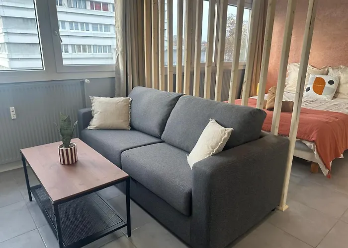 Lerelaisdodile - - Proche Metro - Parking Gratuit - Appartamento Mons-en-Baroeul